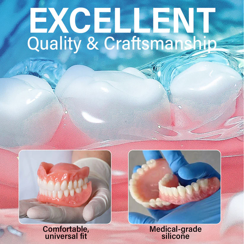 🦷 Neslemy® Medical Full Denture with Strong Suction ✅ Made and Shipped from the（USA）
