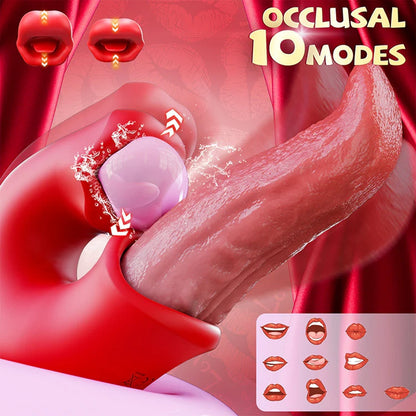 BBoj™ 3-in-1 Women's Vibrator – G-Spot Thrusting & Licking Toy🗽