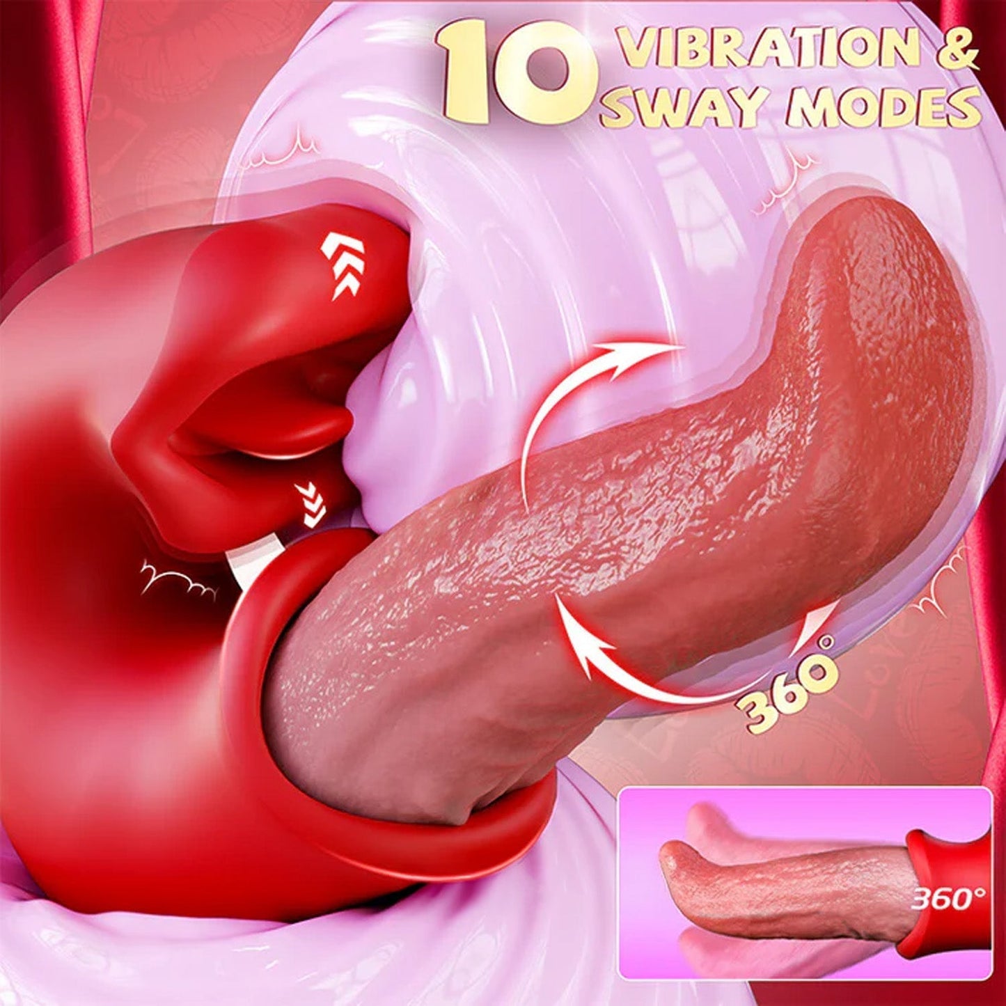 BBoj™ 3-in-1 Women's Vibrator – G-Spot Thrusting & Licking Toy🗽