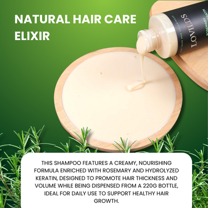🌱 Organic Rosemary Hair Growth Shampoo