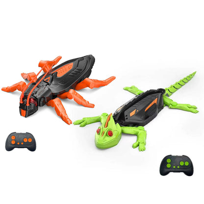 🔥LOVILDS Wall Crawler Gecko - LED RC Toy for Indoor Family Fun & Prank Gifts