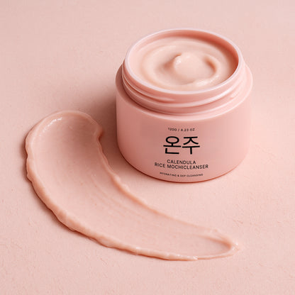 Mochi Cleanser Reset — 🌼 Calendula Fresh calms redness & dryness-🌾 Blue Hyssop Rice targets oil & breakouts-🌹Rosehip Glow brightens dull, uneven skin-🍃Green Rice Detox resets and balances all skin types.