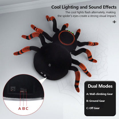🔥LOVILDS Wall Crawler Gecko - LED RC Toy for Indoor Family Fun & Prank Gifts