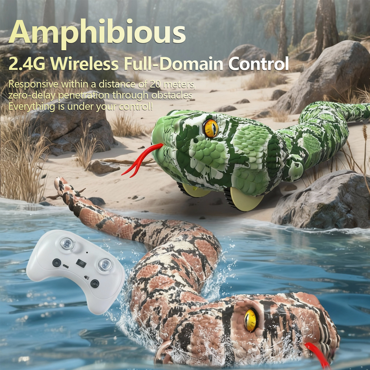 🔥LOVILDS Wall Crawler Gecko - LED RC Toy for Indoor Family Fun & Prank Gifts