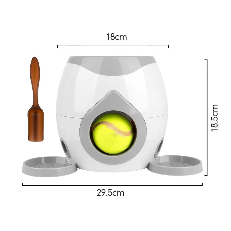 Pet Dog Toys,Electronic Usb Dog Two Tennis,Food rewards, Dog Interactive Training, Intelligent Automatic Food Leakage Device