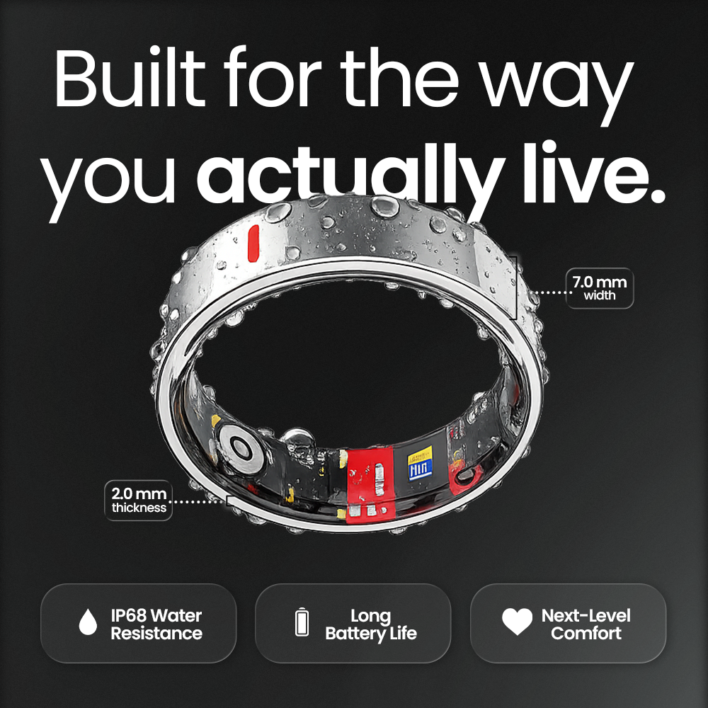 Kervalon® Smart Ring Health Monitor🩸