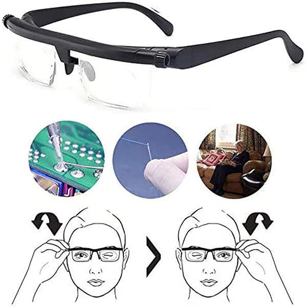Adjustable Focus Glasses for Near and Far Sight 🔥Final 3 hours 60% off